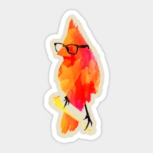 Punk Birdy Sticker